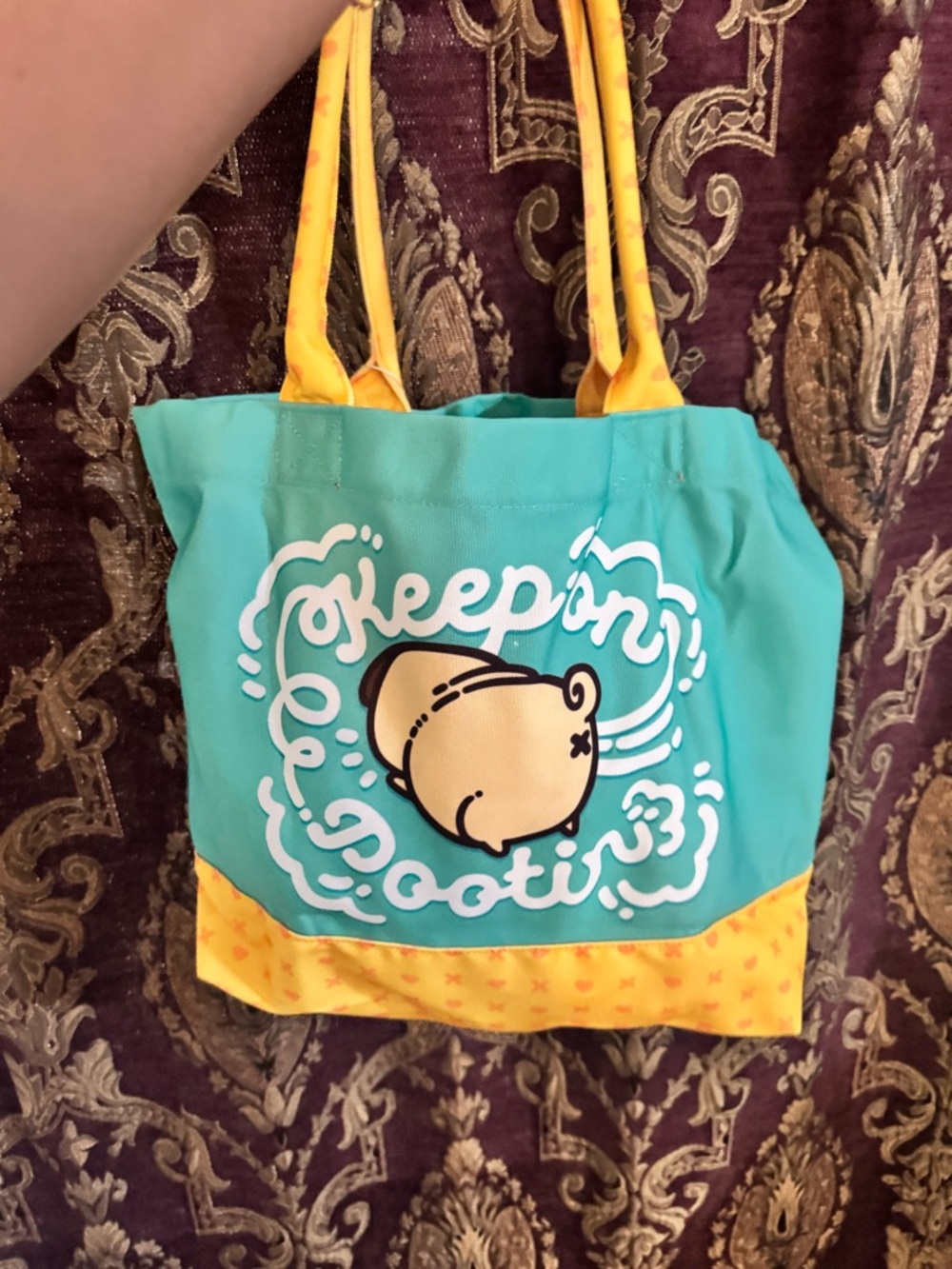 New 🆕 Good Smile Company: Puglie - Keep on Pootin Tote Bag - Picture 3 of 8